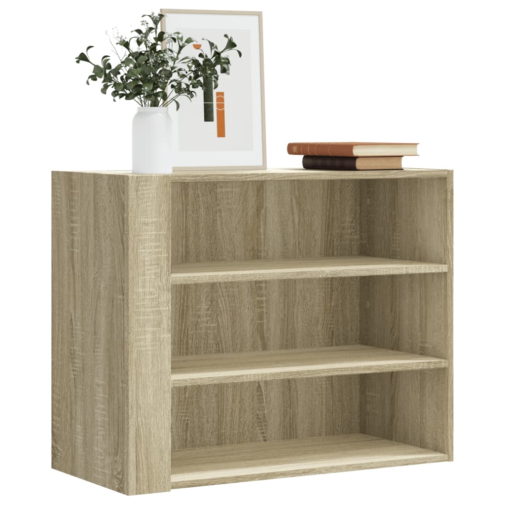 Wall Cabinet 75X35X60 Cm Engineered Wood