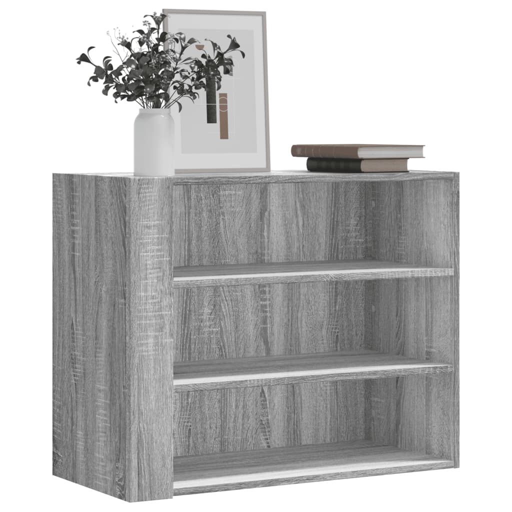 Wall Cabinet 75X35X60 Cm Engineered Wood