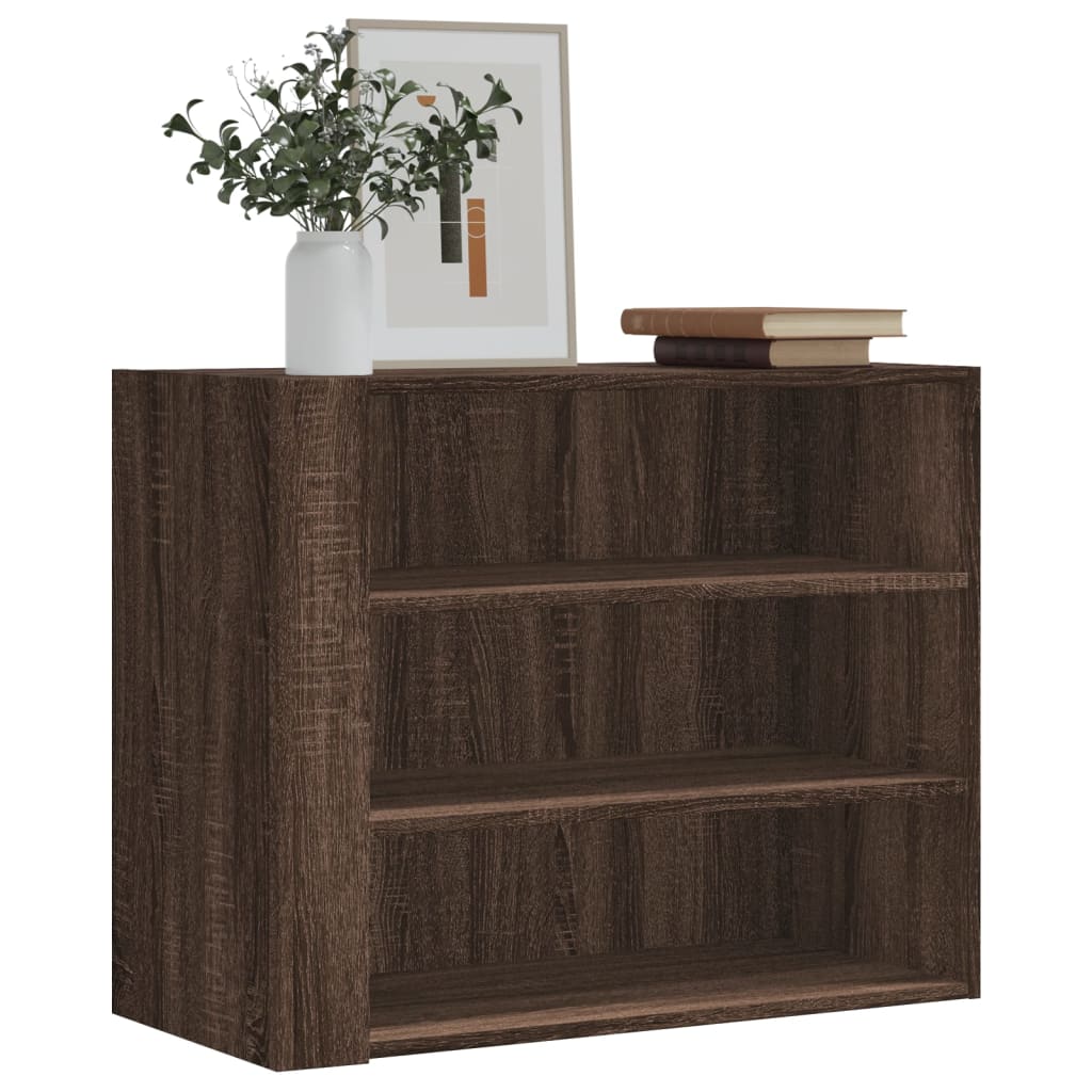 Wall Cabinet 75X35X60 Cm Engineered Wood