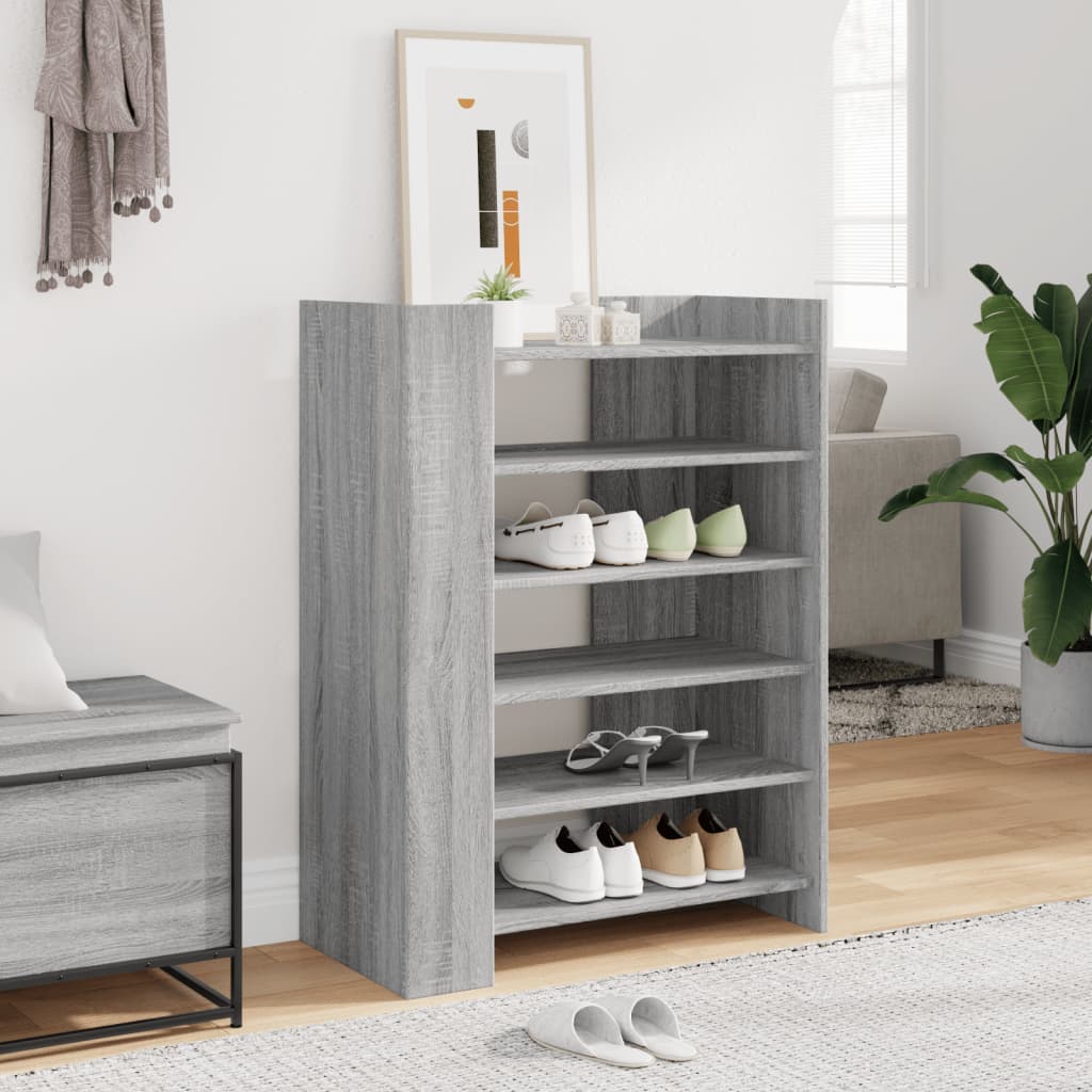 Shoe Cabinet 74.5X37.5X100 Cm Engineered Wood