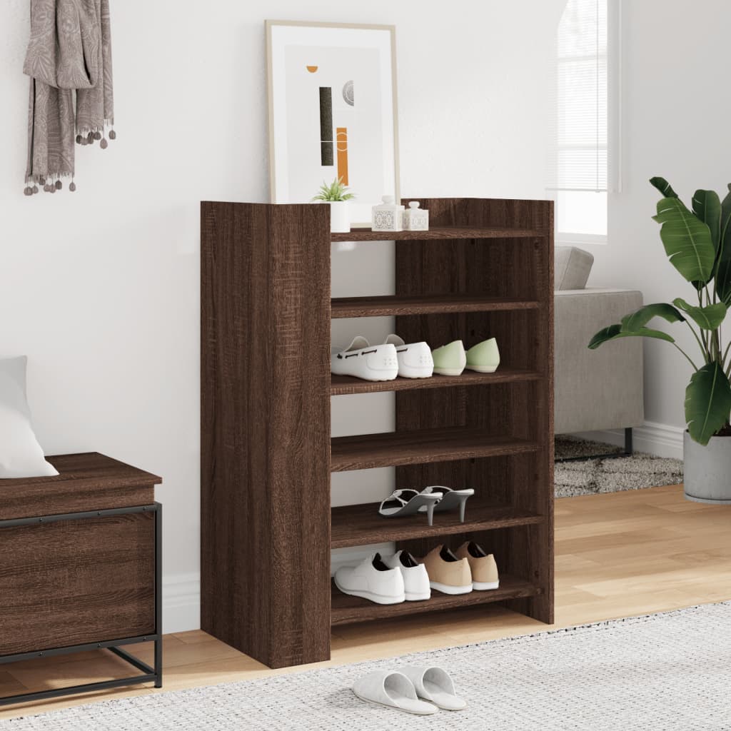 Shoe Cabinet 74.5X37.5X100 Cm Engineered Wood