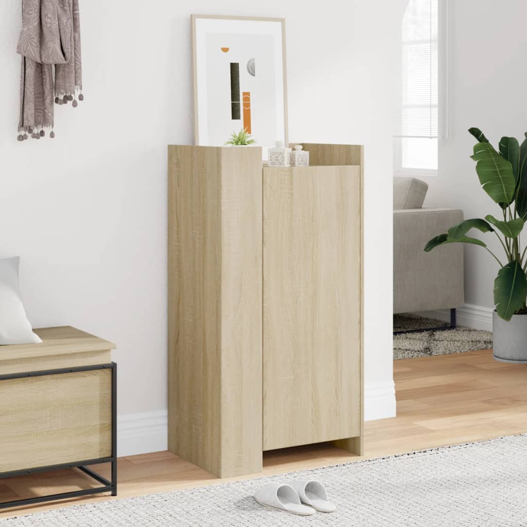 Shoe Cabinet 52X37.5X100 Cm Engineered Wood