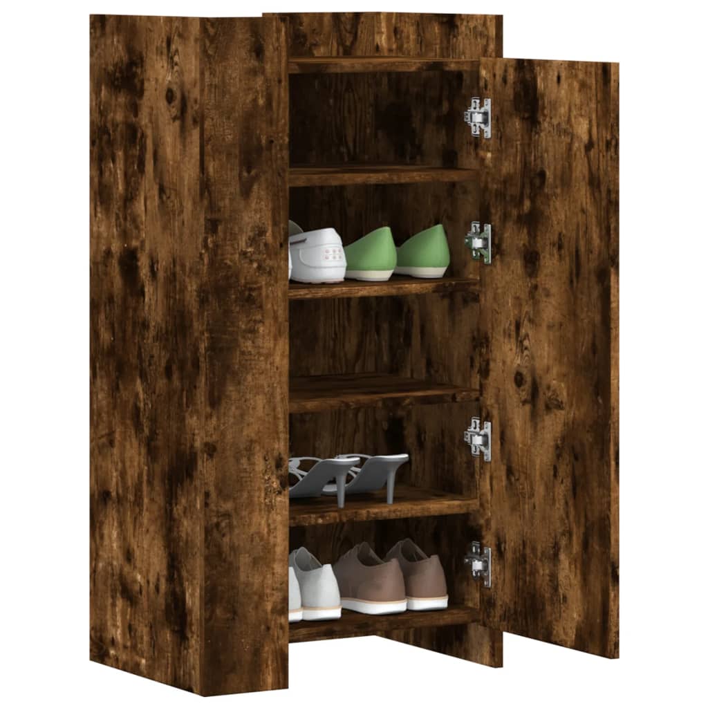 Shoe Cabinet 52X37.5X100 Cm Engineered Wood