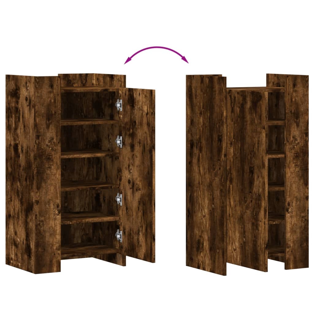 Shoe Cabinet 52X37.5X100 Cm Engineered Wood
