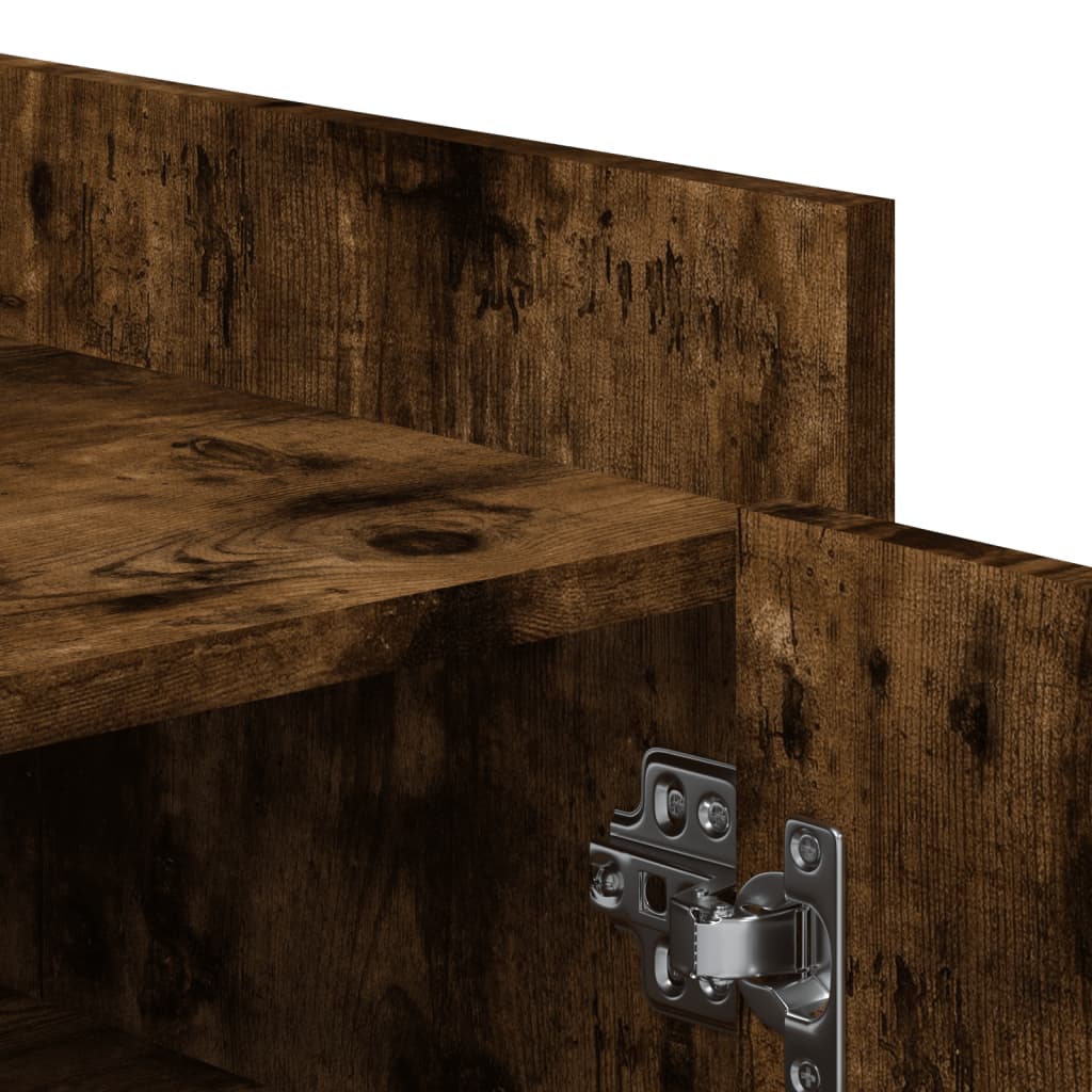 Shoe Cabinet 52X37.5X100 Cm Engineered Wood