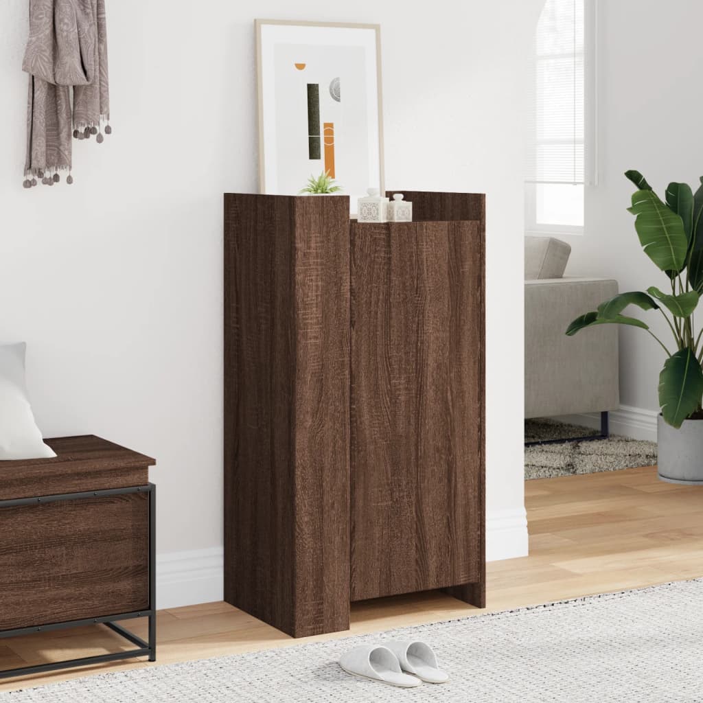 Shoe Cabinet 52X37.5X100 Cm Engineered Wood