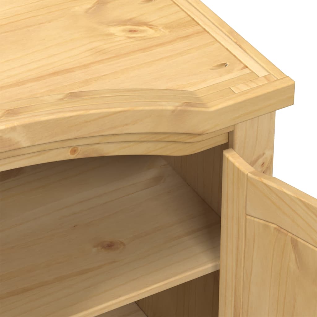 Wardrobe Corona 151.5X52X186 Cm Solid Wood Pine