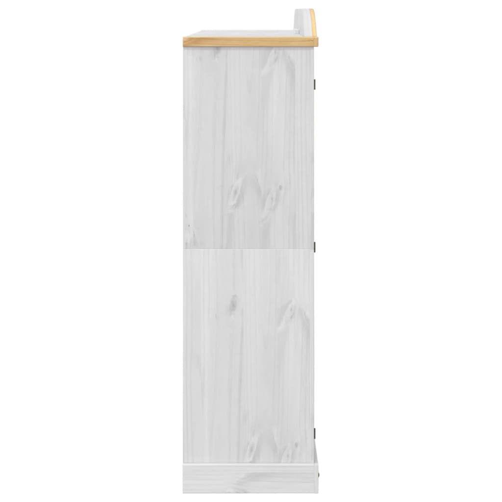 Wardrobe Corona 194X52X186 Cm Solid Wood Pine
