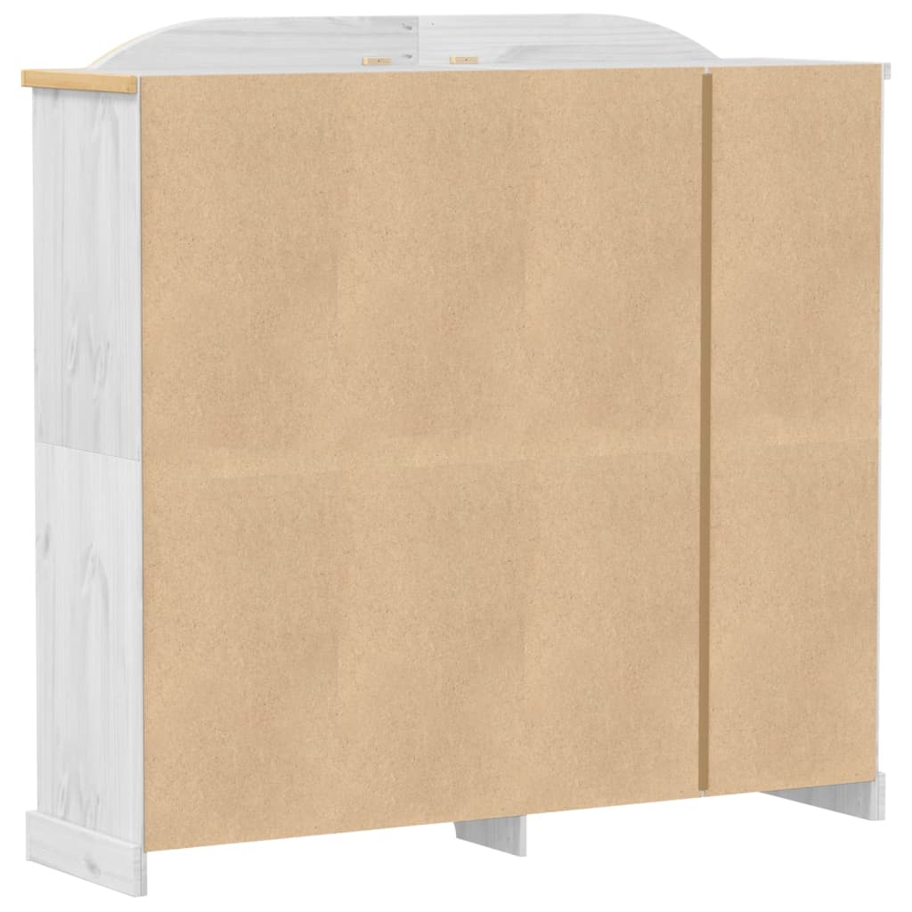 Wardrobe Corona 194X52X186 Cm Solid Wood Pine