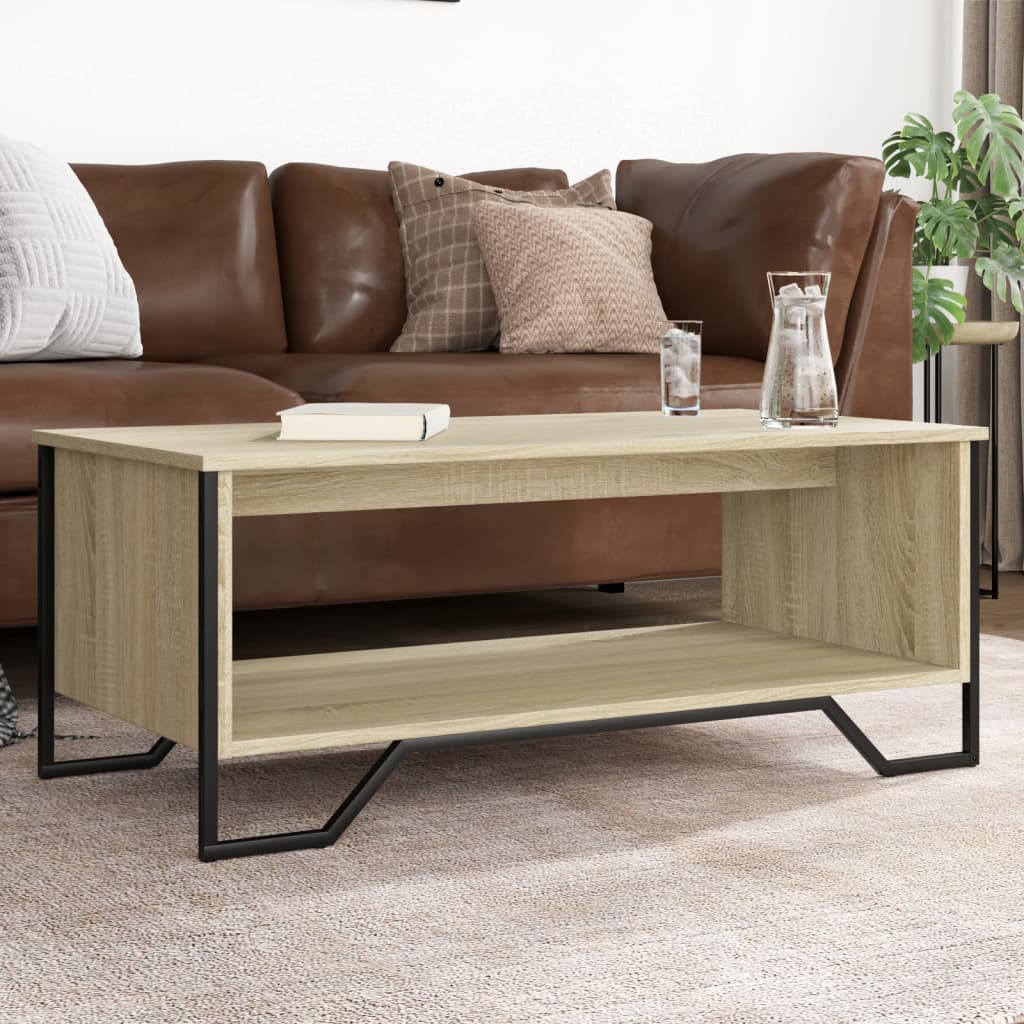 Coffee Table 75X51X40 Cm Engineered Wood