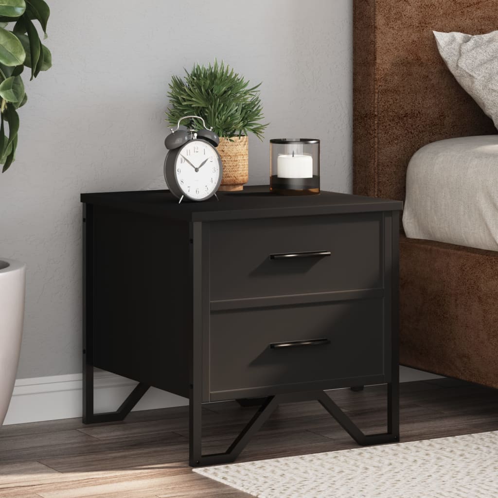 Bedside Cabinet 40X41X40 Cm Engineered Wood