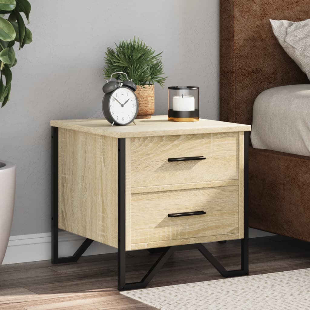 Bedside Cabinet 40X41X40 Cm Engineered Wood