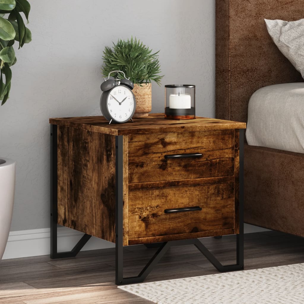 Bedside Cabinet 40X41X40 Cm Engineered Wood