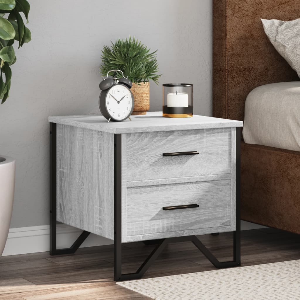 Bedside Cabinet 40X41X40 Cm Engineered Wood