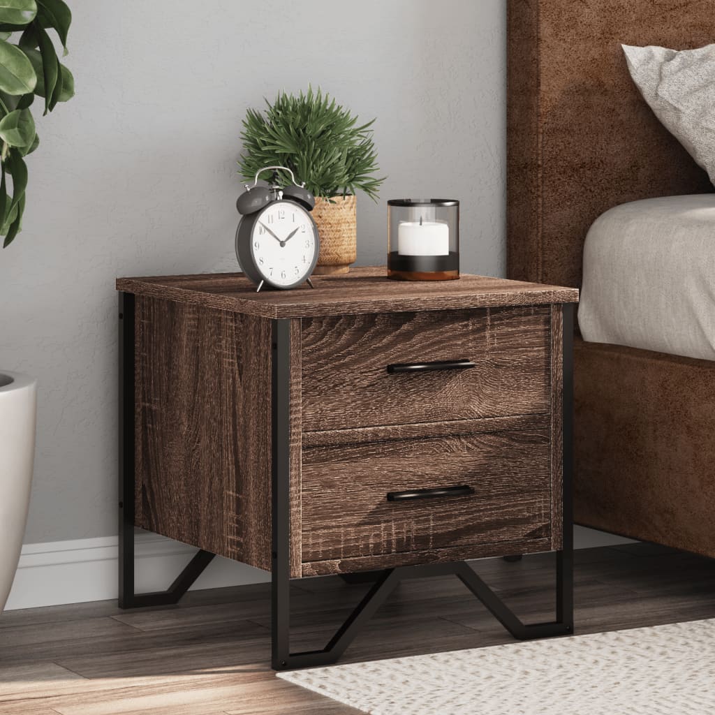 Bedside Cabinet 40X41X40 Cm Engineered Wood
