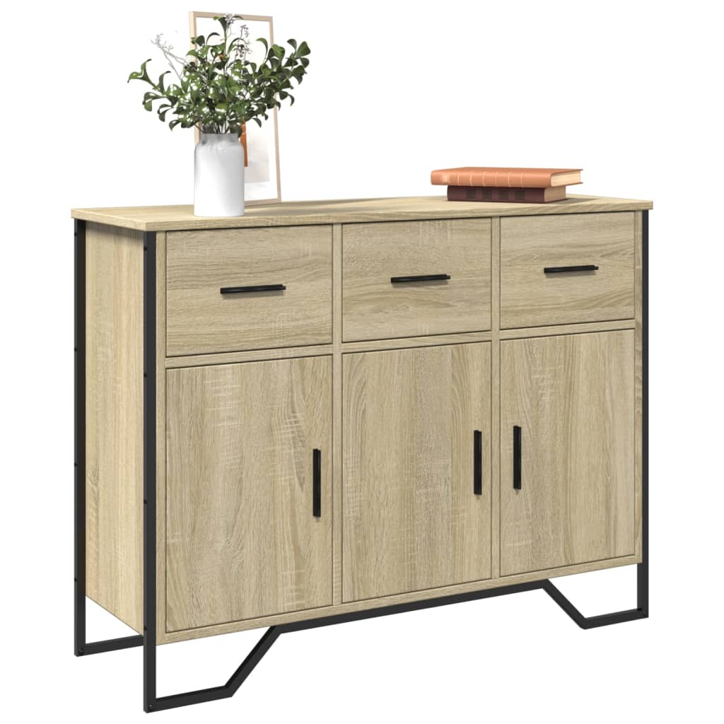 Sideboard 97X32.5X74.5 Cm Engineered Wood