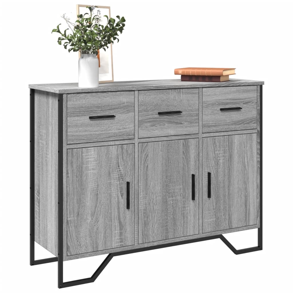 Sideboard 97X32.5X74.5 Cm Engineered Wood