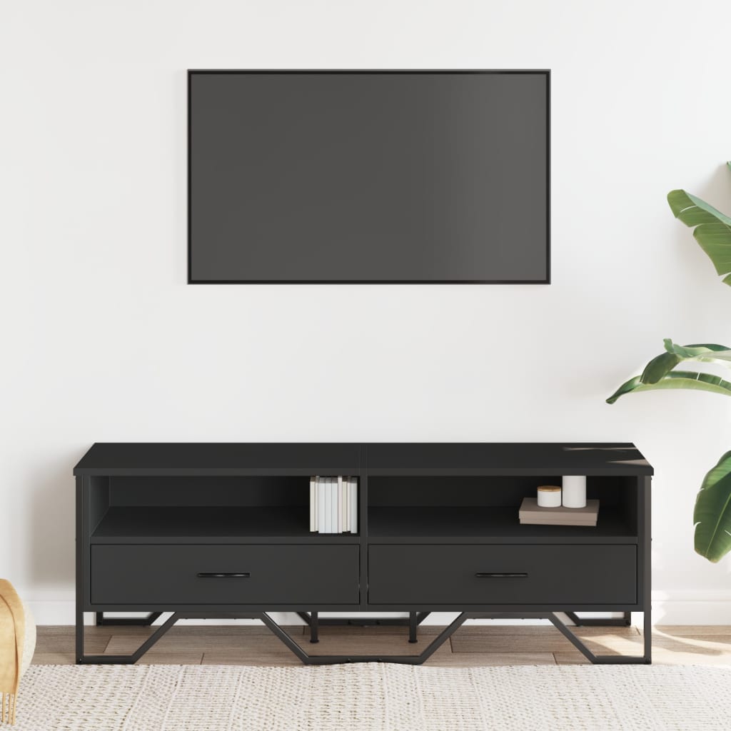 Tv Cabinet 122X34X41 Cm Engineered Wood