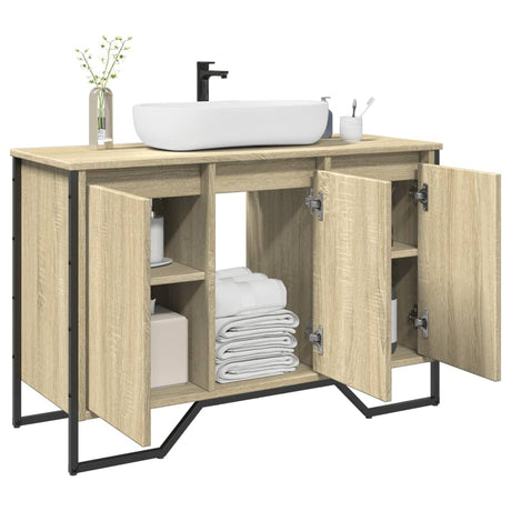 Bathroom Sink Cabinet 91X35X60 Cm Engineered Wood