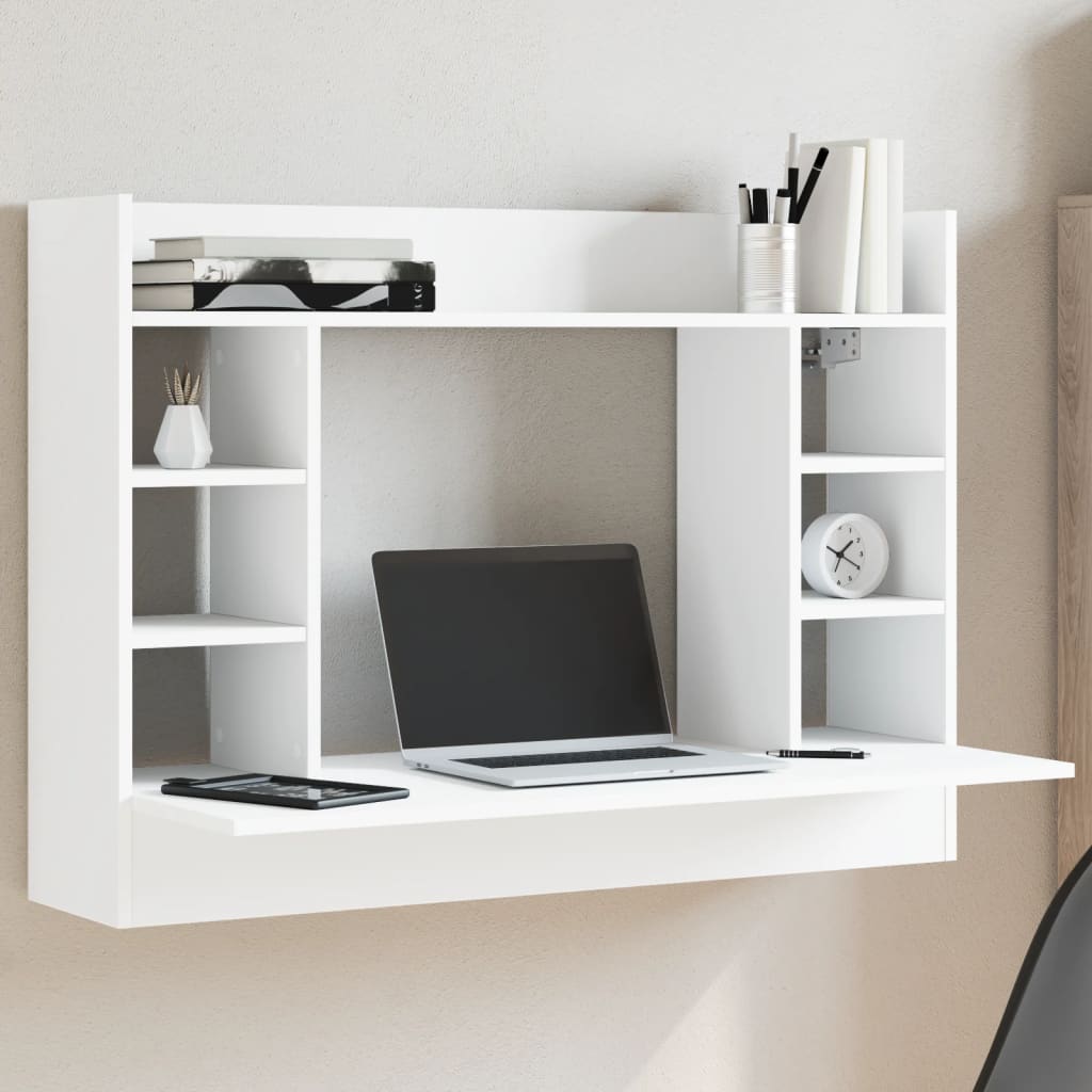 Wall-Mounted Desk 105X48X75 Cm Engineered Wood