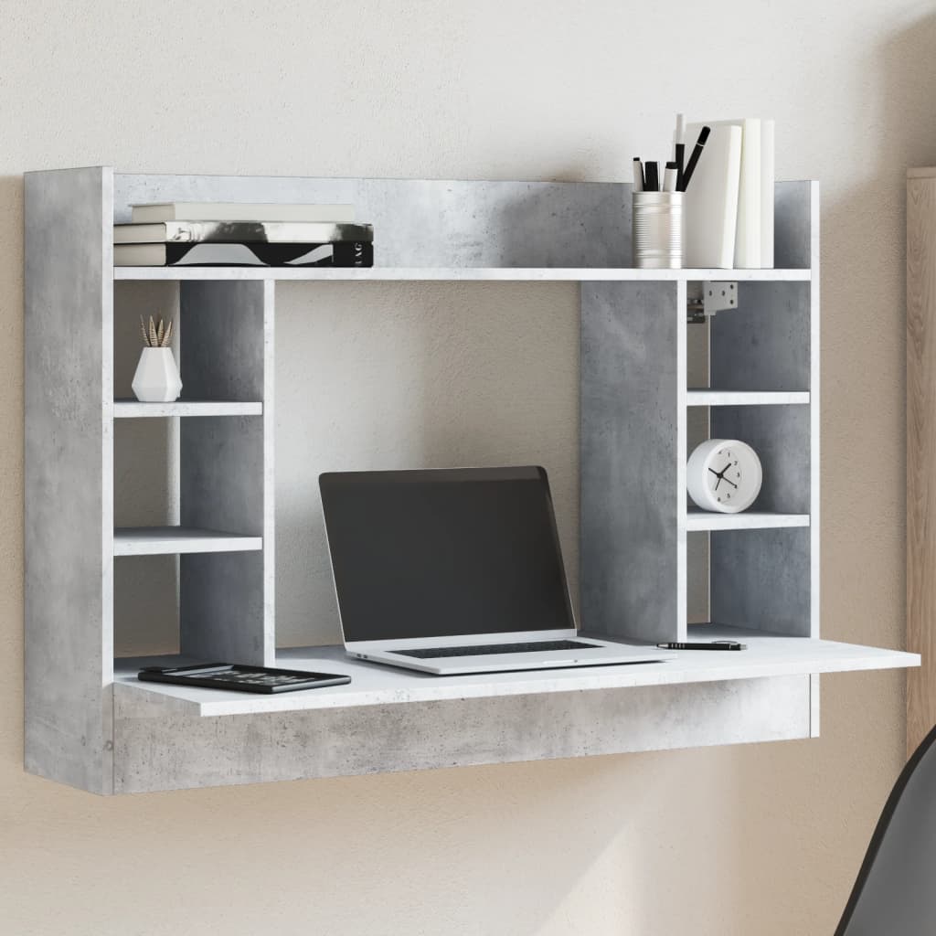 Wall-Mounted Desk 105X48X75 Cm Engineered Wood