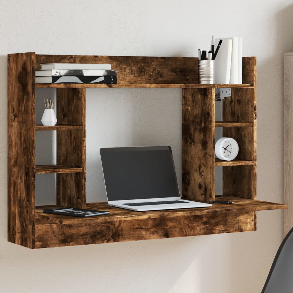 Wall-Mounted Desk 105X48X75 Cm Engineered Wood