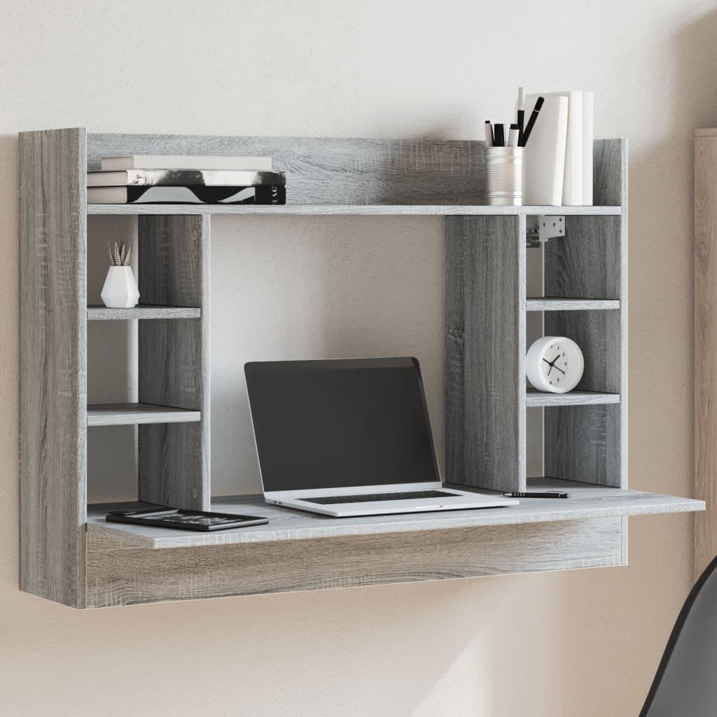 Wall-Mounted Desk 105X48X75 Cm Engineered Wood