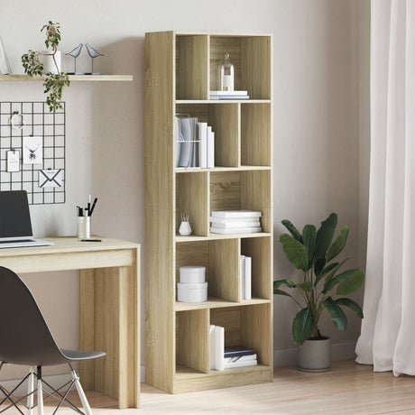 Bookcase 57X28.5X Engineered Wood