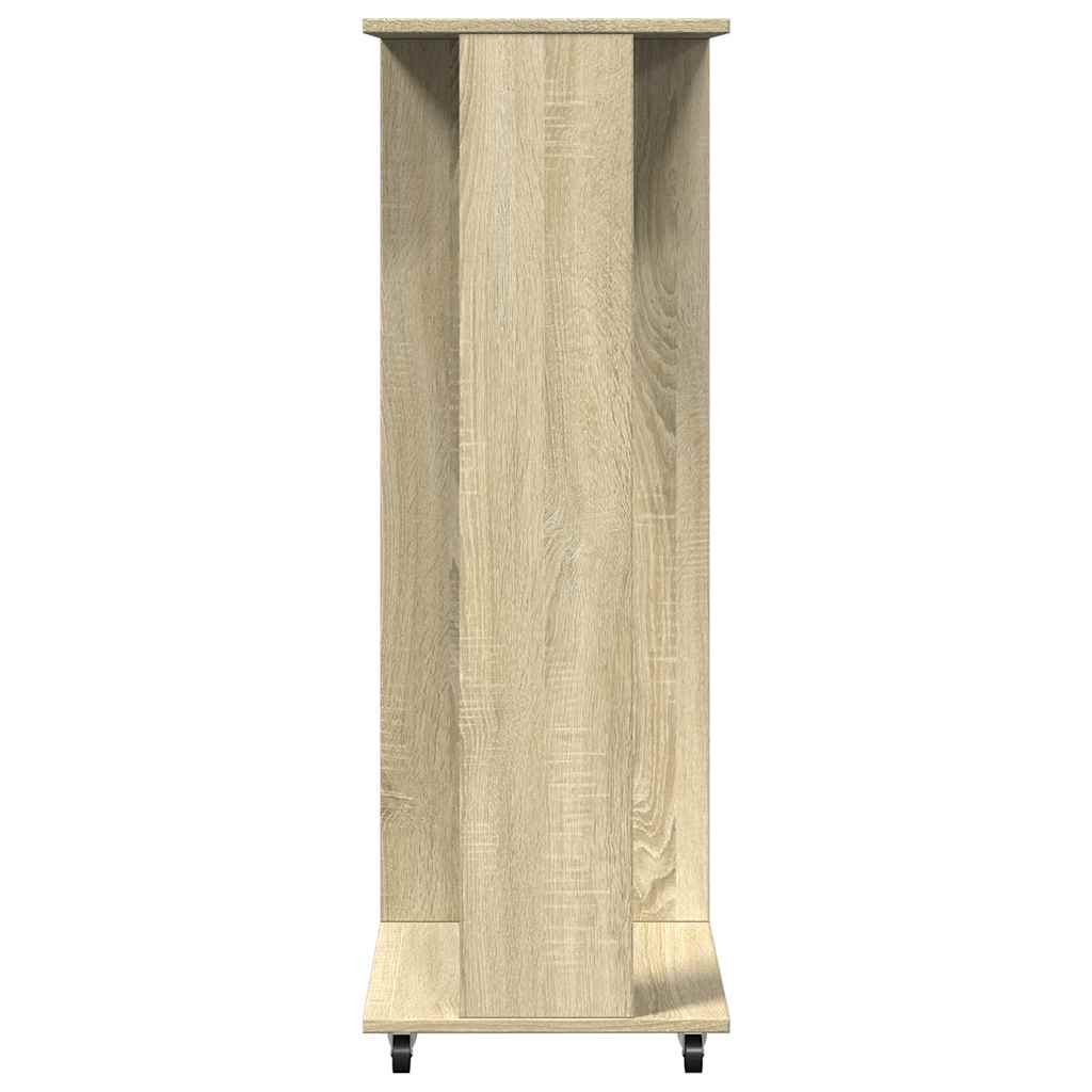 Wardrobe With Wheels 102X38X110 Cm Engineered Wood