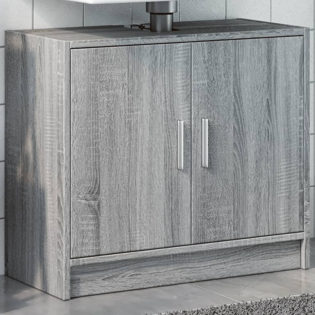 Sink Cabinet 63X29X55 Cm Engineered Wood