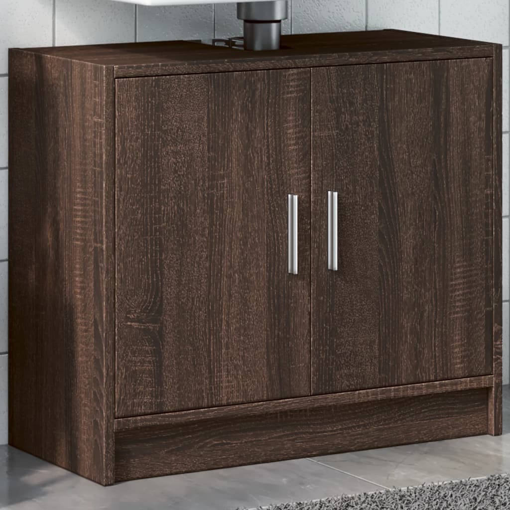 Sink Cabinet 63X29X55 Cm Engineered Wood