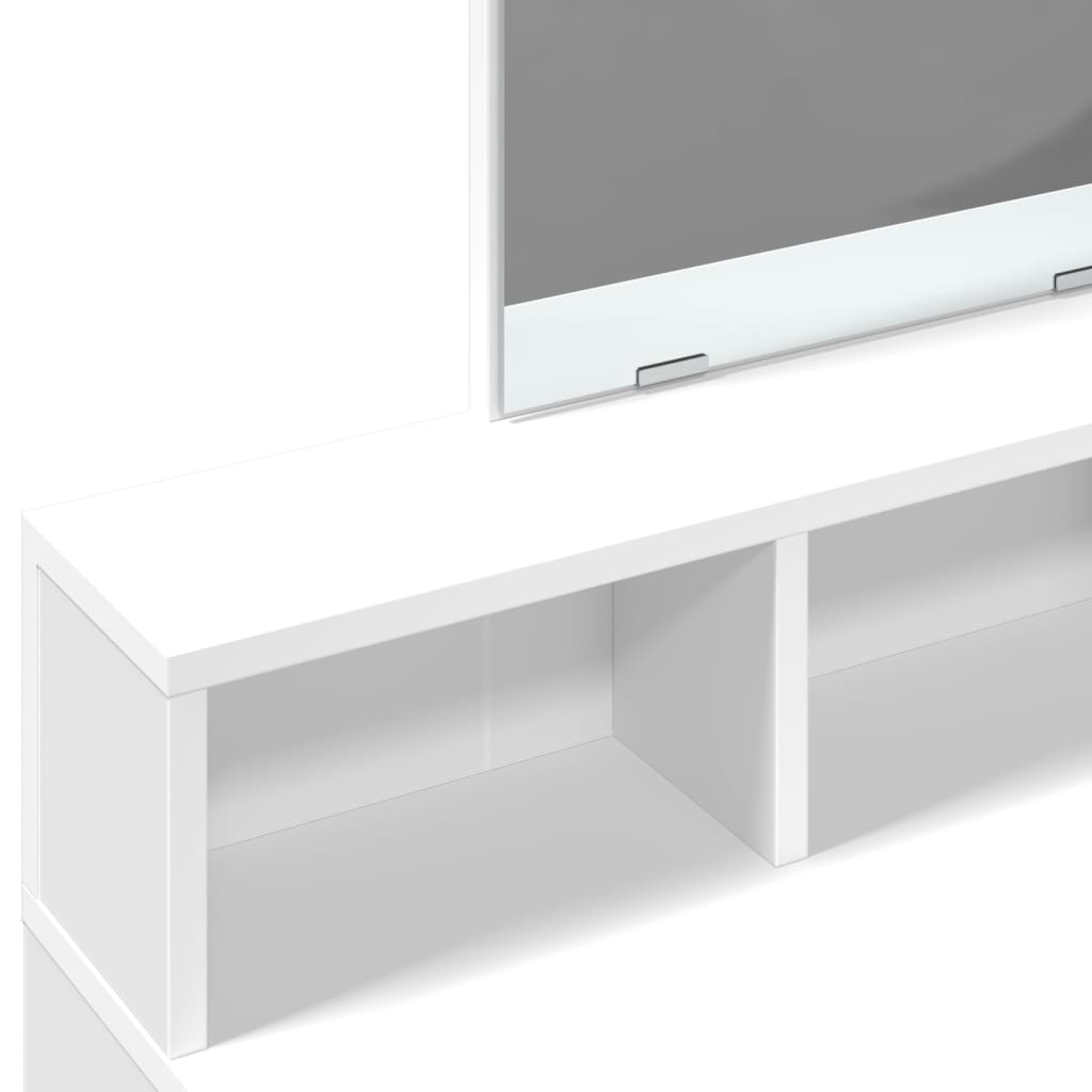 Dressing Table With Mirror 80X41X144.5 Cm