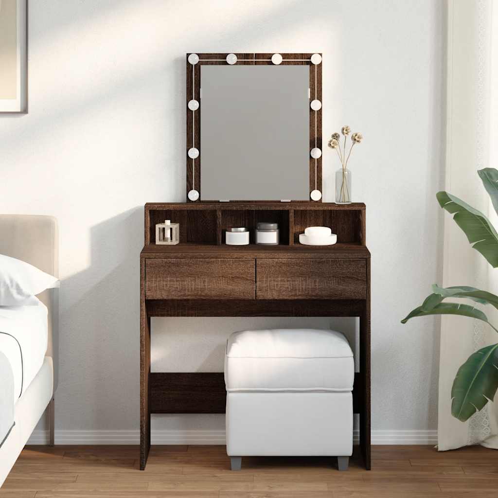Dressing Table With Led 80X41X144.5 Cm
