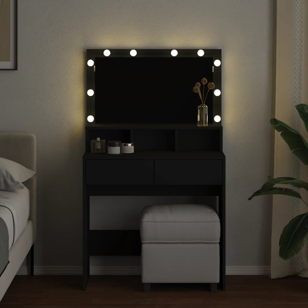 Dressing Table With Led 80X41X134.5 Cm