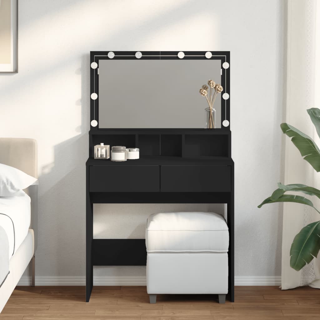 Dressing Table With Led 80X41X134.5 Cm