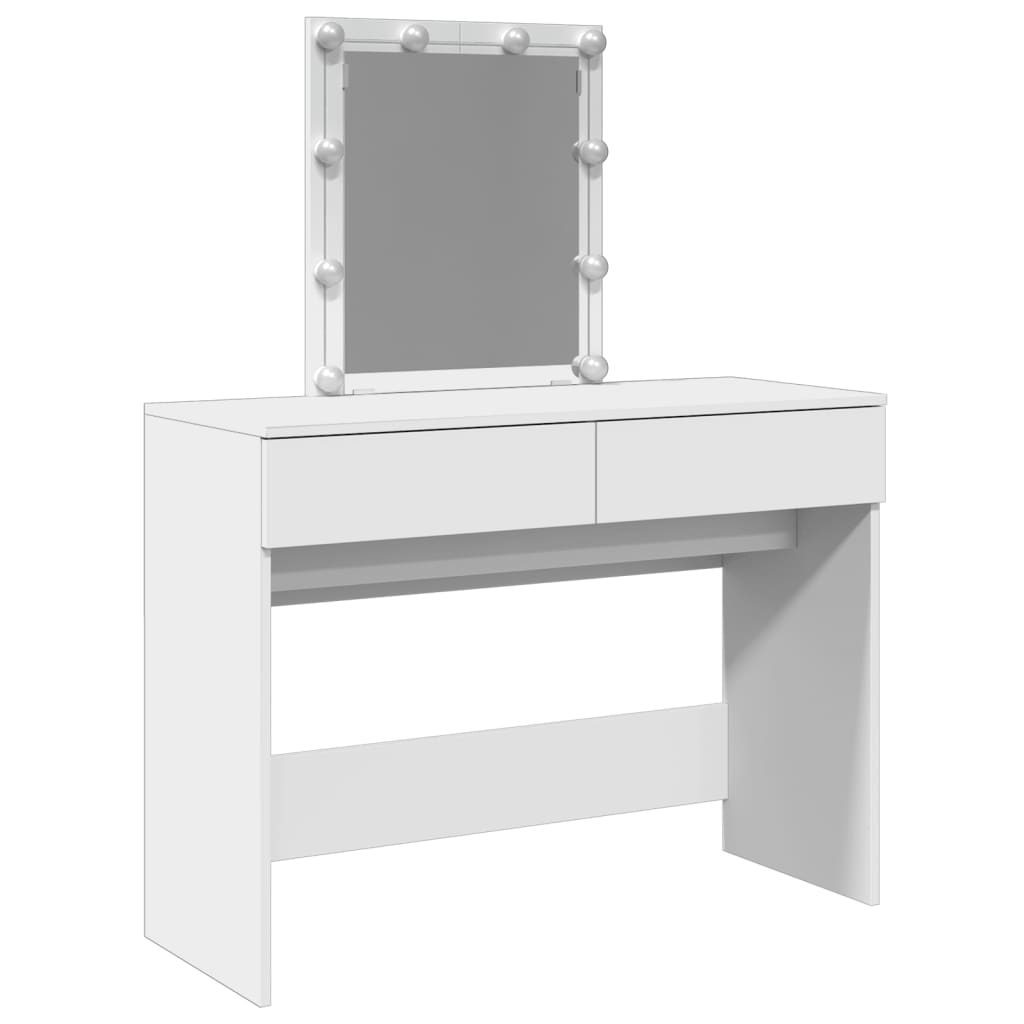 Dressing Table With Led 100X40X130 Cm