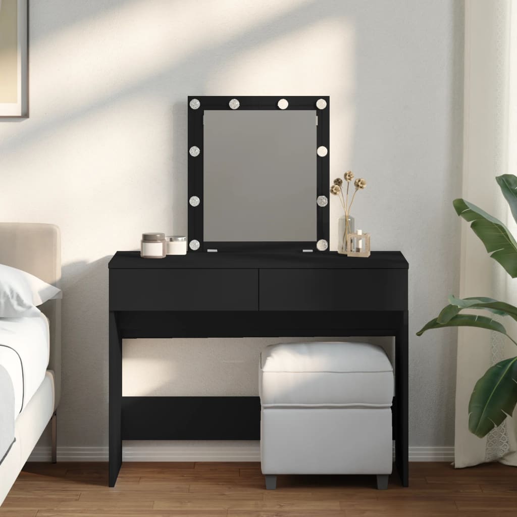 Dressing Table With Led 100X40X130 Cm