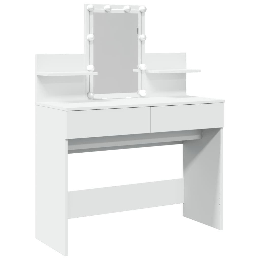 Dressing Table With Led 100X40X130 Cm