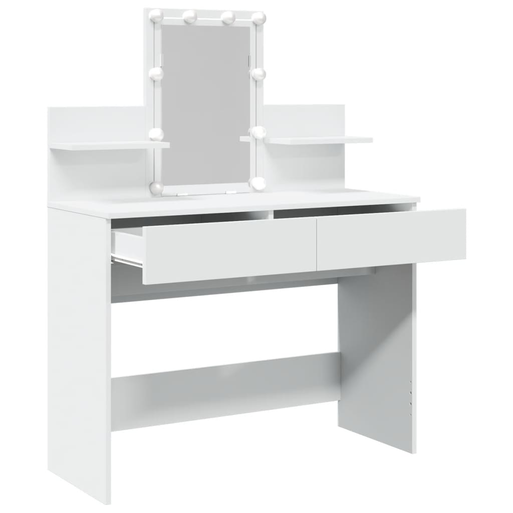 Dressing Table With Led 100X40X130 Cm