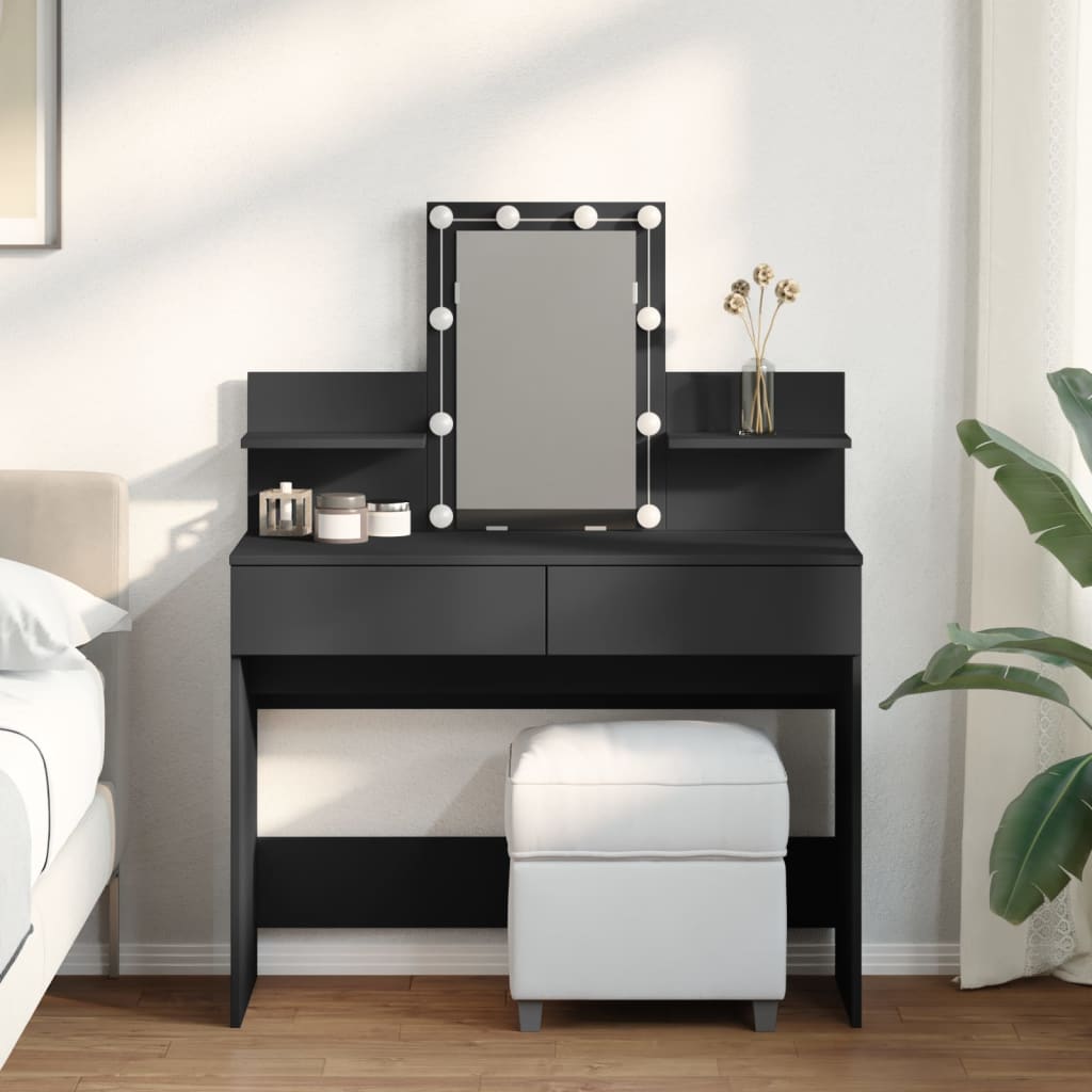 Dressing Table With Led 100X40X130 Cm