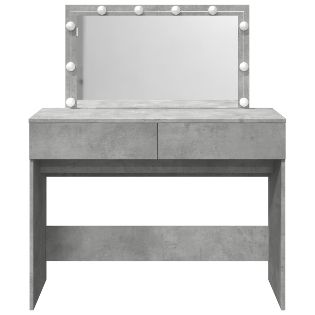 Dressing Table With Led 100X40X120 Cm