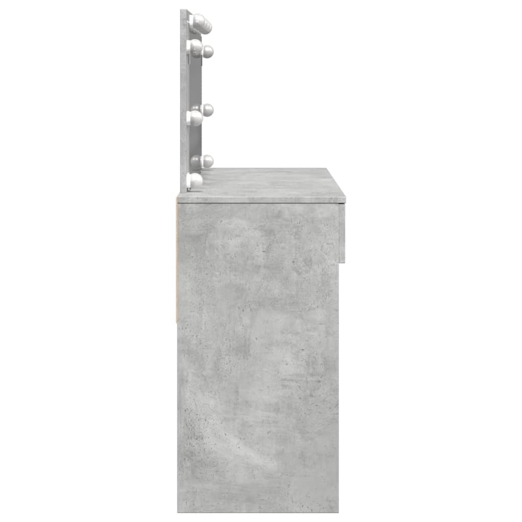 Dressing Table With Led 100X40X120 Cm