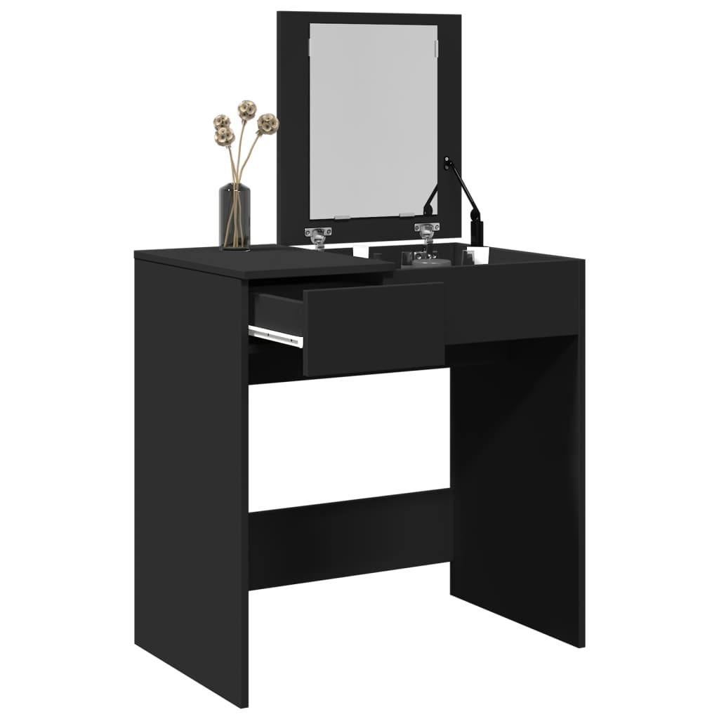 Dressing Table With Mirror 73X46.5X120 Cm