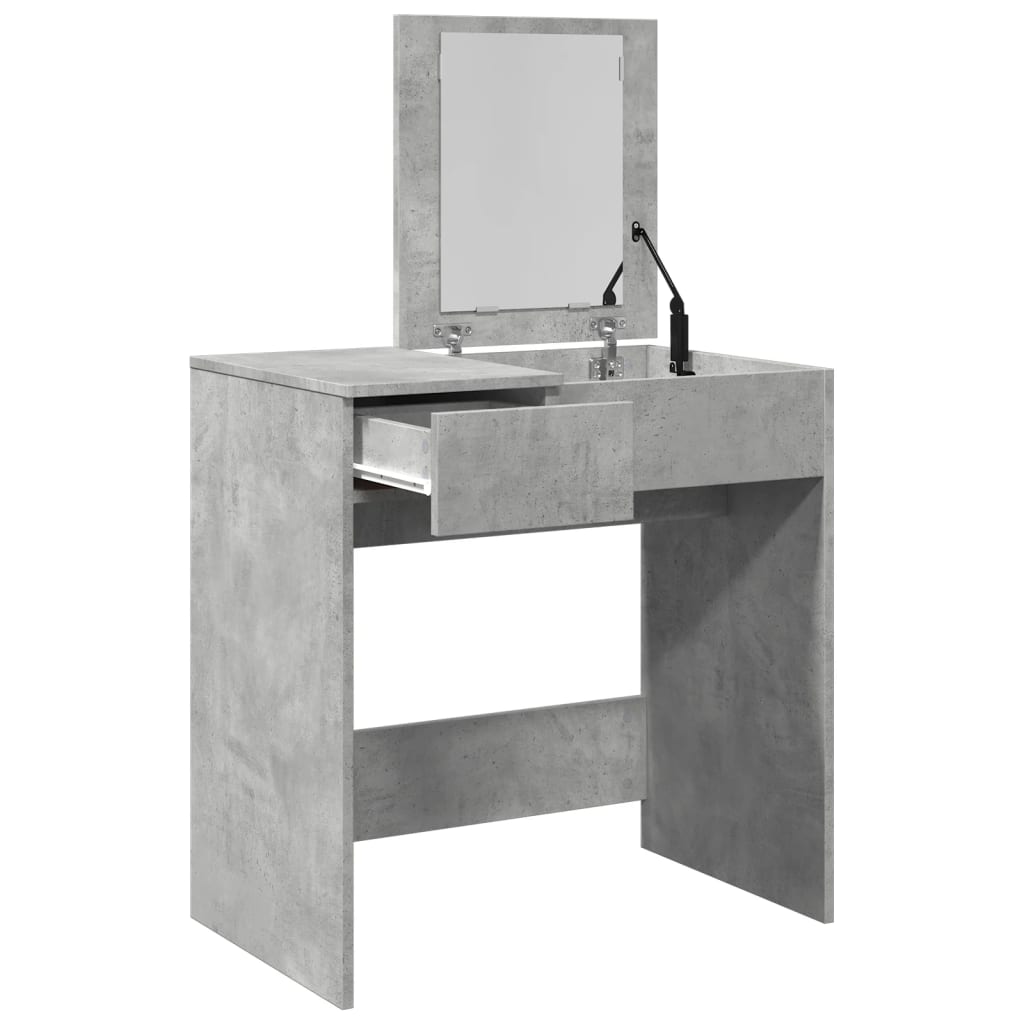Dressing Table With Mirror 73X46.5X120 Cm