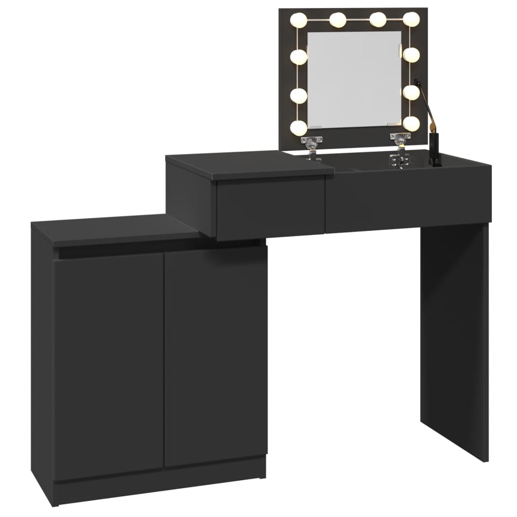 Dressing Table With Led 115X37X110.5 Cm
