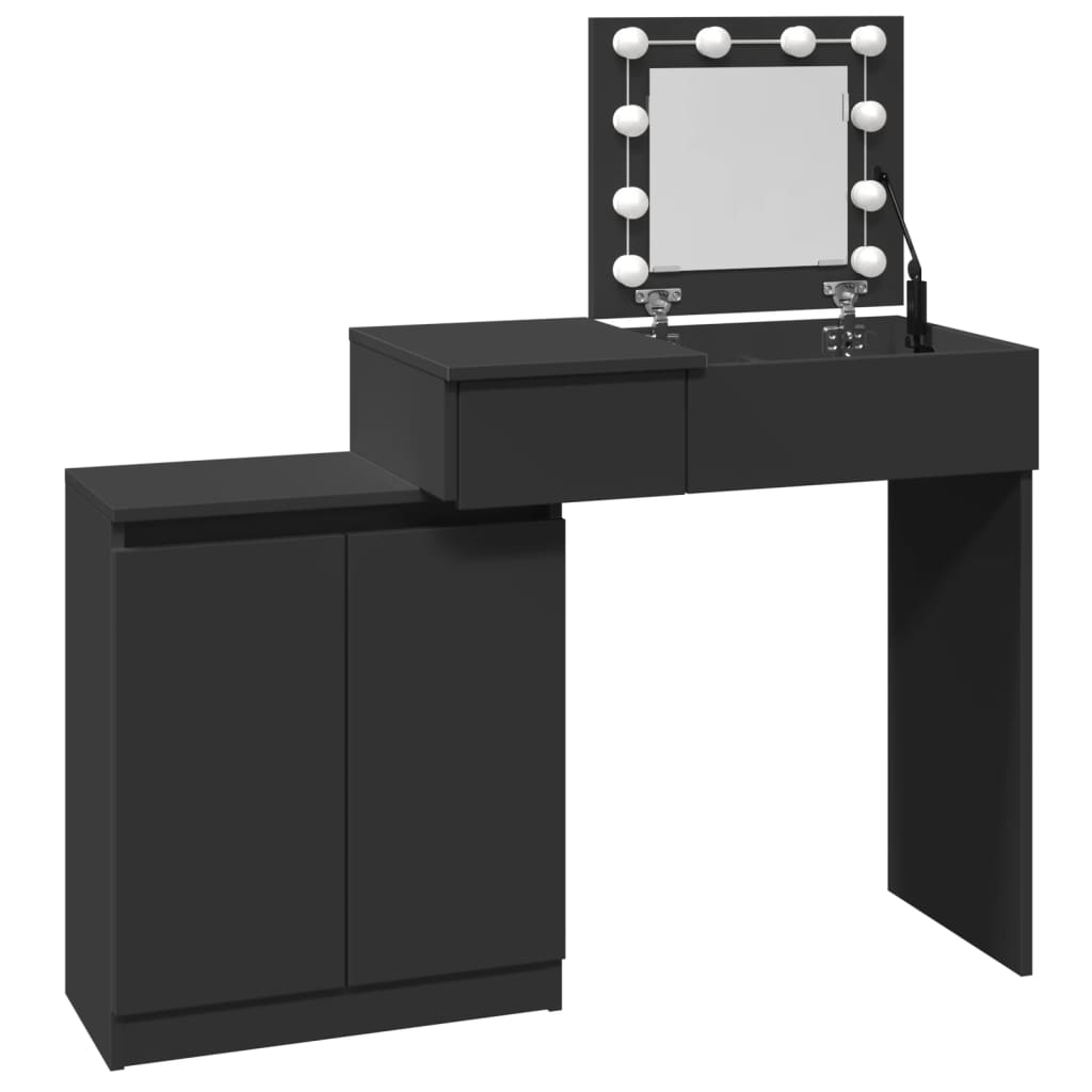 Dressing Table With Led 115X37X110.5 Cm