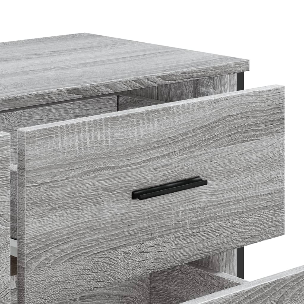 Chest Of Drawers 91X35.5X74.5 Cm Engineered Wood