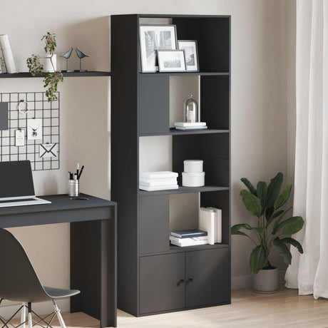 Bookcase 70X36X189 Cm Engineered Wood