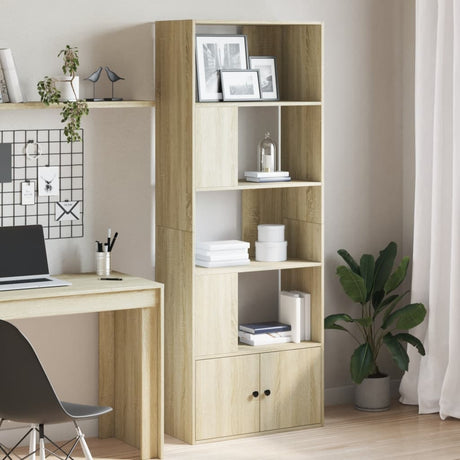 Bookcase 70X36X189 Cm Engineered Wood
