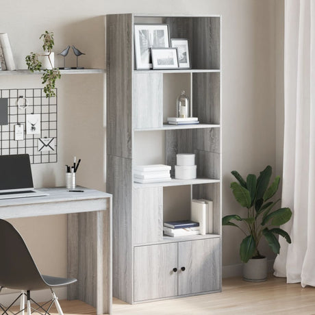 Bookcase 70X36X189 Cm Engineered Wood